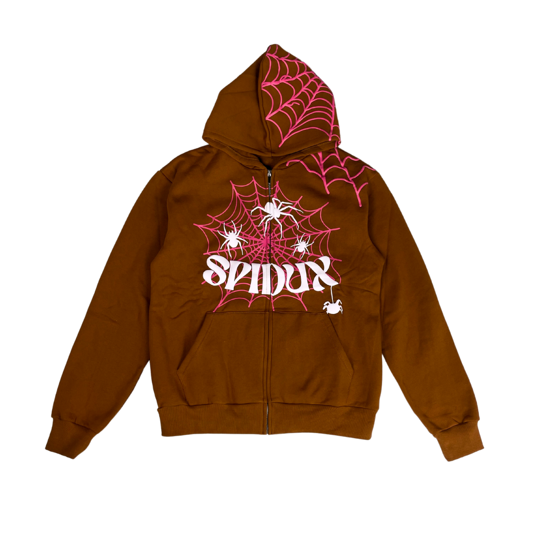 SPIDUX HOODIE - BRUN