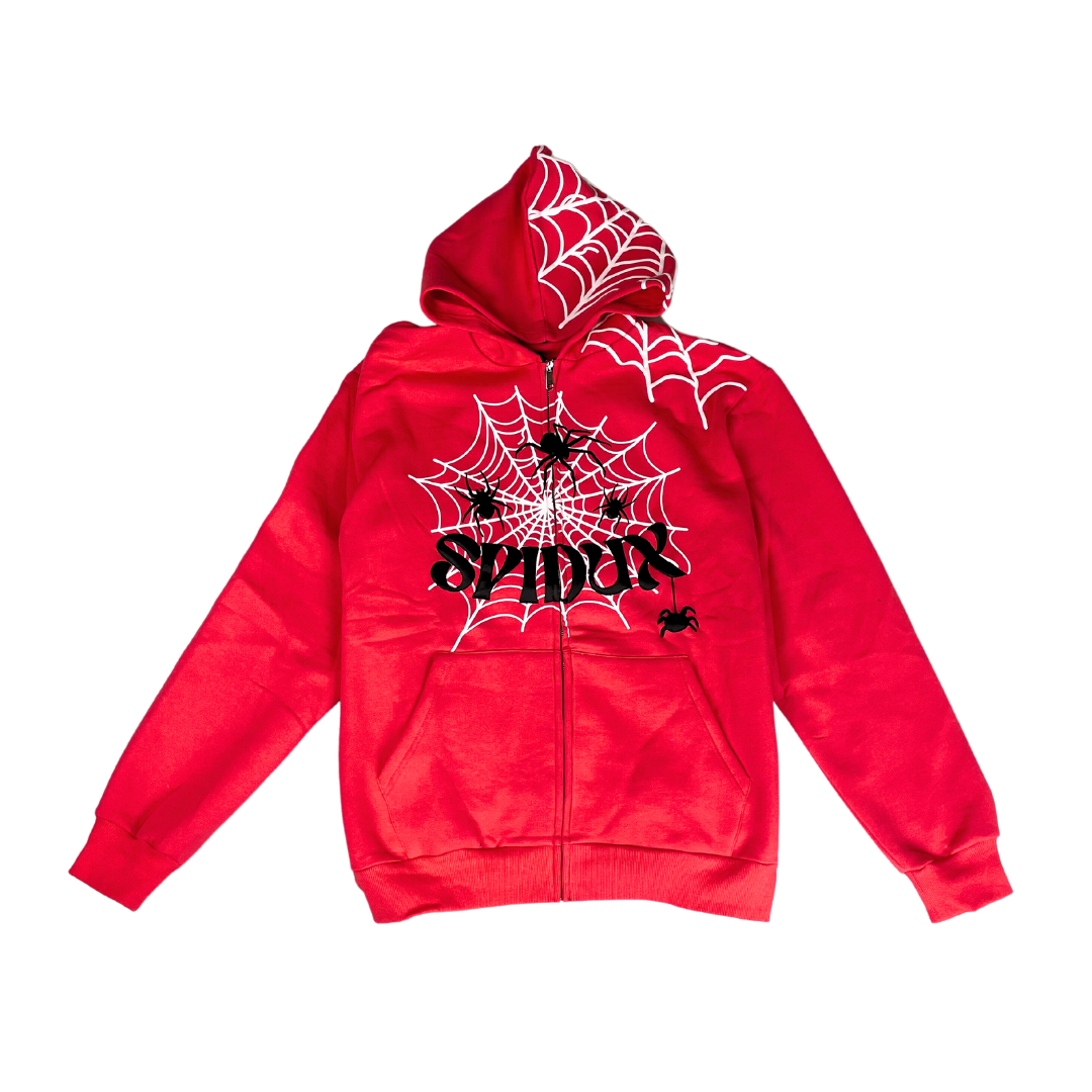 SPIDUX HOODIE - RÖD