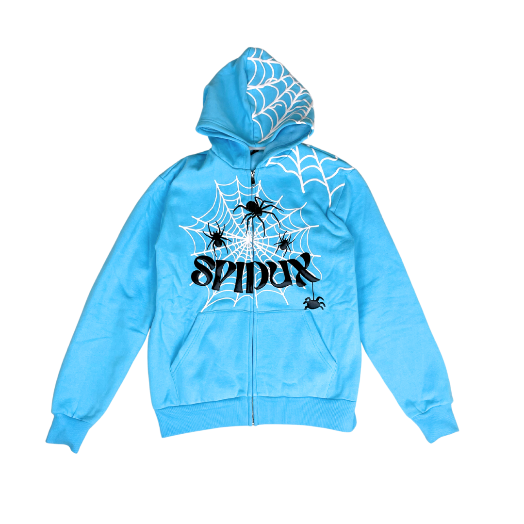 SPIDUX HOODIE - BLÅ