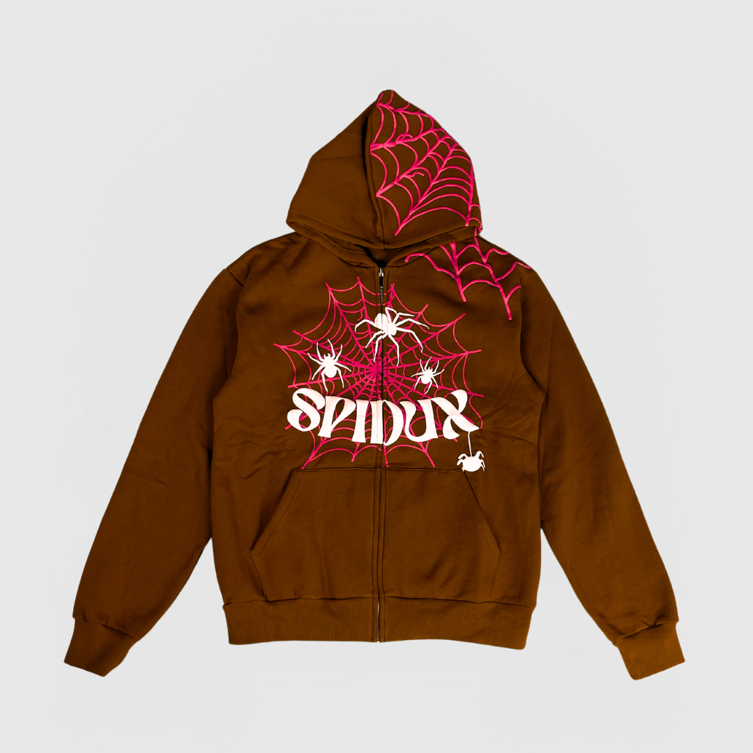 SPIDUX HOODIE - BRUN