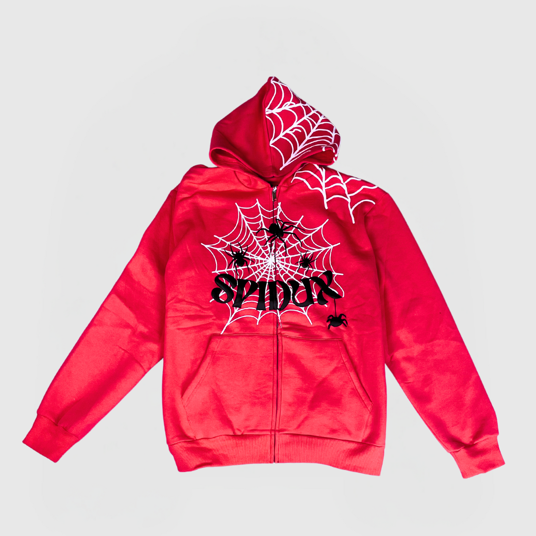 SPIDUX HOODIE - RÖD