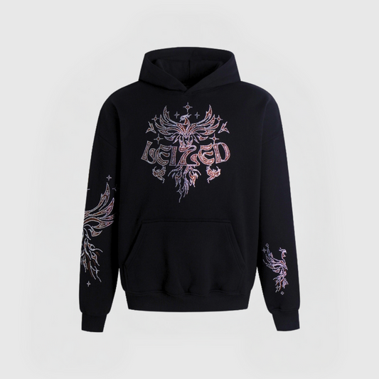 FÅGEL FENIX HOODIE - BRUN